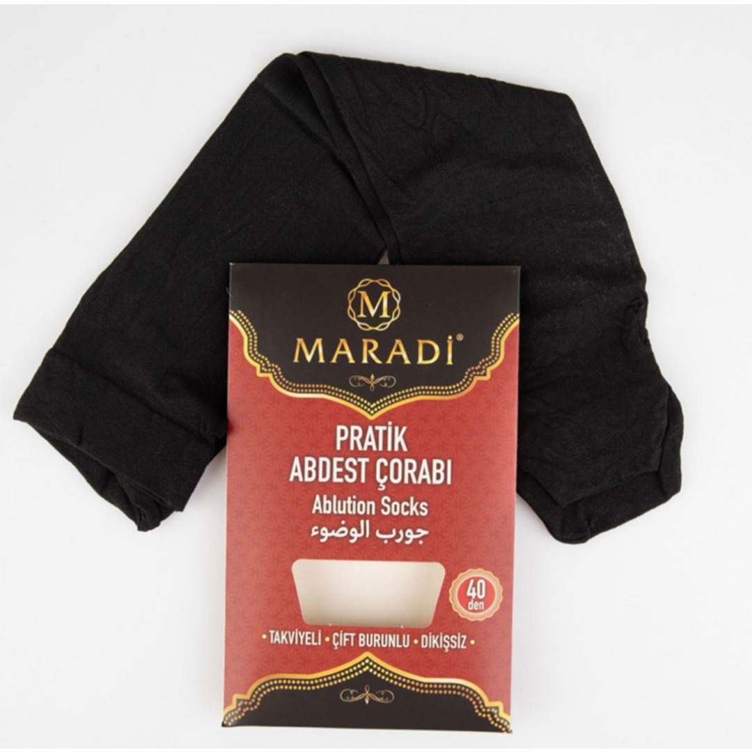  PRATİK ABDEST ÇORABI-SİYAH